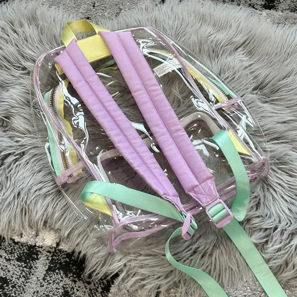 Stoney Clover Lane X Target Transparent Clear Backpack Bag Pastel - Picture 8 of 8